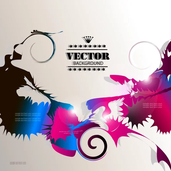 Abstract vector background with place for your text — Stock Vector