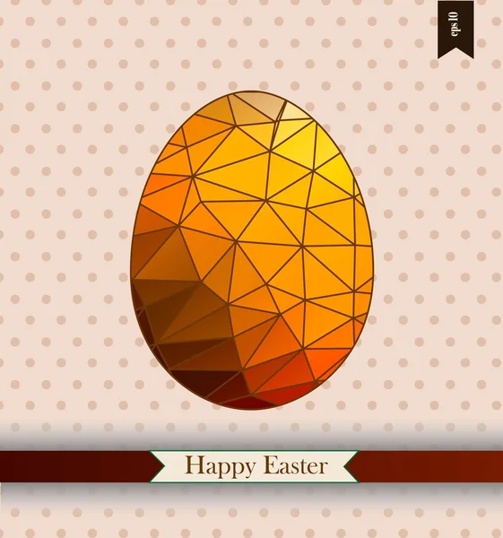 Tarjeta de felicitación de Pascua con lugar para su texto — Vector de stock