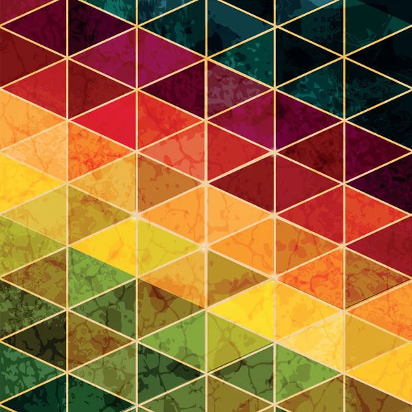 Красочный абстрактный геометрический фон — стоковый вектор