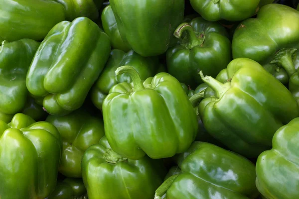 Green Bell Peppers — Stock Photo, Image