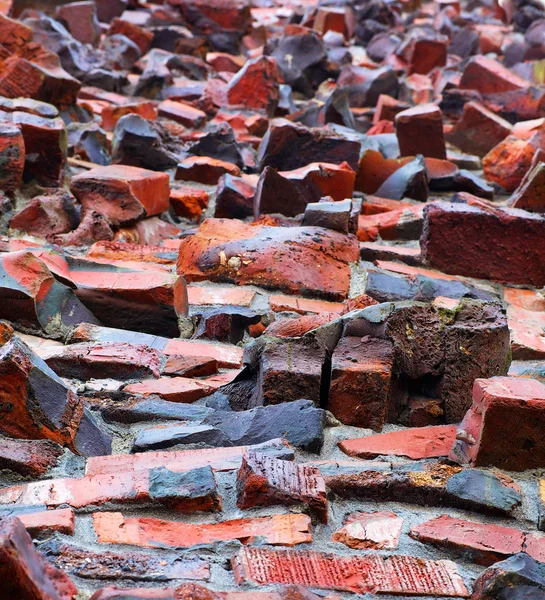 Klinker aus nächster Nähe und mit Blick nach oben — Stockfoto