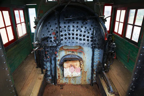 Caldera de motor de vapor de locomotora — Foto de Stock