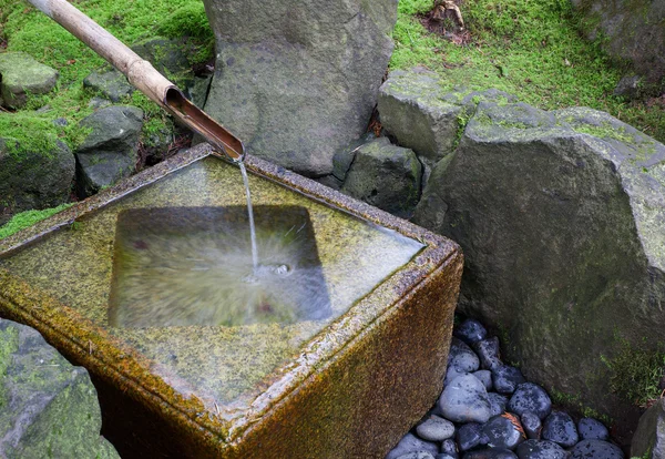 Japon Bambu Su Çeşmesi — Stok fotoğraf