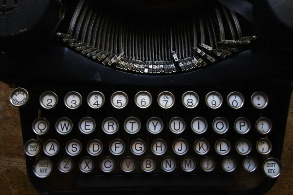 Chaves velhas da máquina de escrever Imagens Royalty-Free