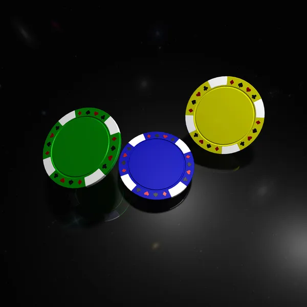 Poker Chips — Stockfoto