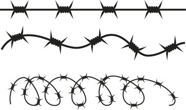 Barbed wire clipart