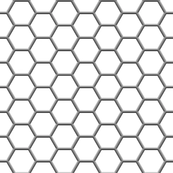 Rejilla hexagonal — Archivo Imágenes Vectoriales