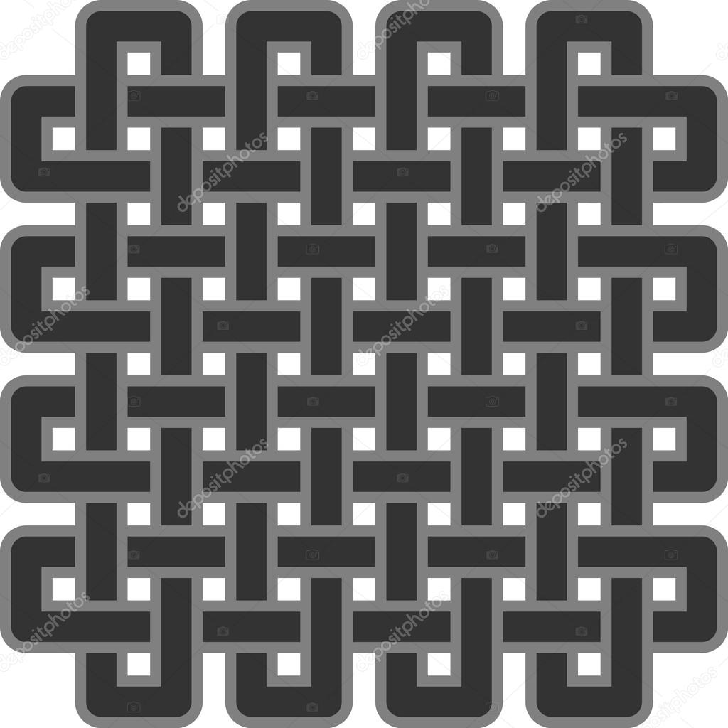 Square celtic pattern