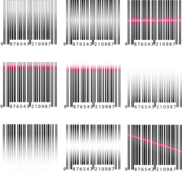 Set barcodes — Stock Vector