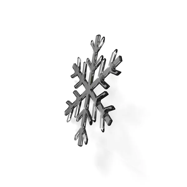 Vetro fiocco di neve — Foto Stock