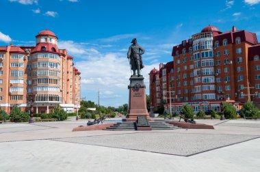 Astrakhan. Peter Anıtı