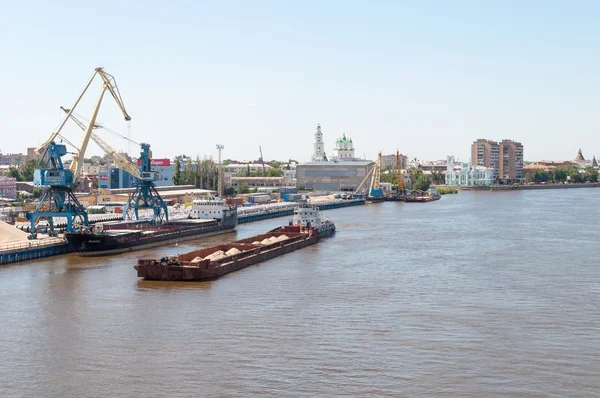 Port of Astrakhan Royalty Free Stock Images