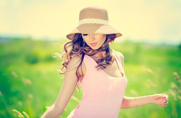 Verão mulher retrato — Fotografia de Stock