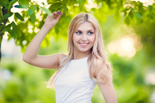 Menina bonita ao ar livre Imagem De Stock