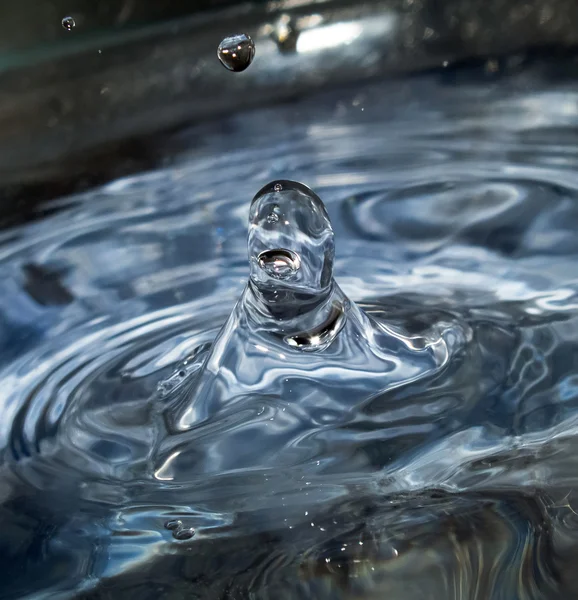 Gota de água da chuva — Fotografia de Stock