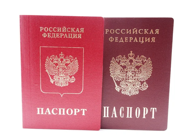 Russisch paspoort — Stockfoto