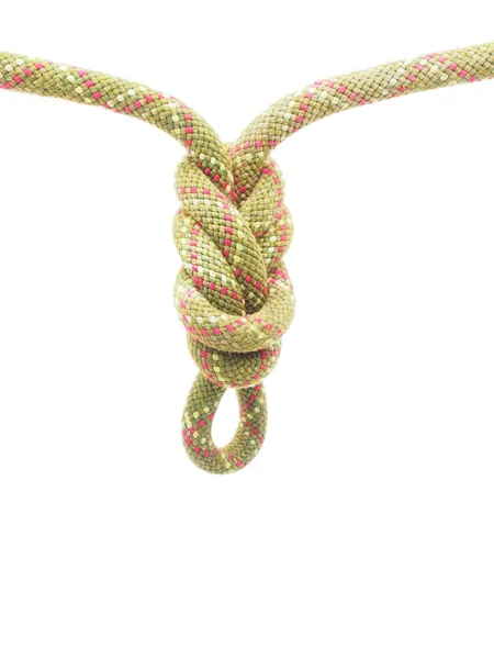 Climbing rope on a white background — Stock Photo, Image