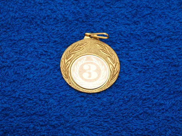 Medalj på ett tyg — Stockfoto