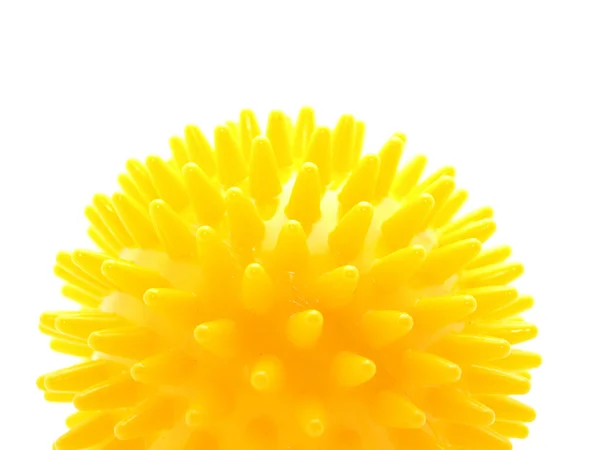 Yellow ball in thorns — Stock Photo, Image
