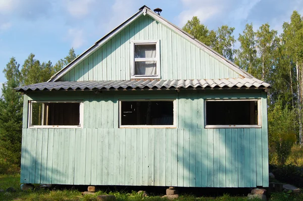 House in the village in summer — Stock Photo, Image