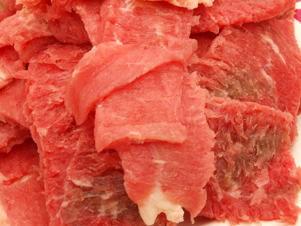 Fleisch auf einem Teller — Stockfoto