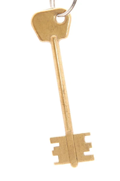 Schlüssel auf weißem Hintergrund — Stockfoto