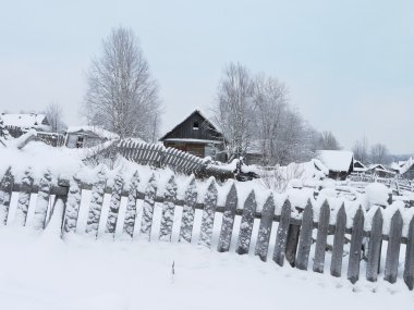 Eve kışı köyünde