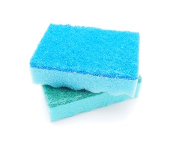 Beyaz arka plan üzerinde izole sünger