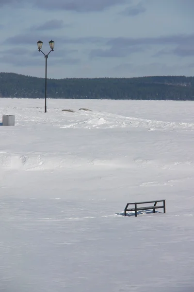 Paesaggio invernale — Foto Stock