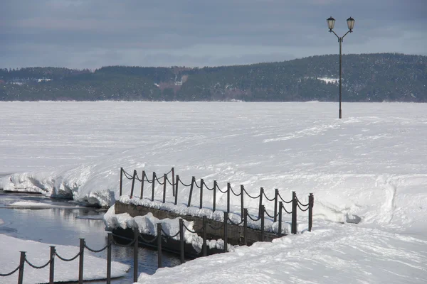 Paisagem inverno — Fotografia de Stock