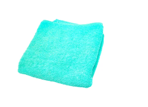 Color towels on a white background — Stock Photo, Image