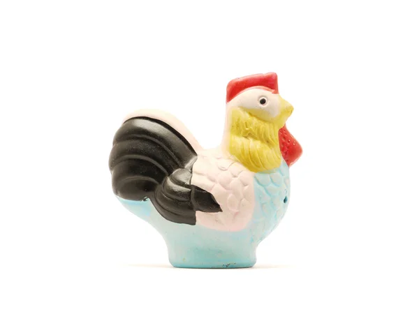 Beyaz bir arka plan üzerinde seramik şekil 