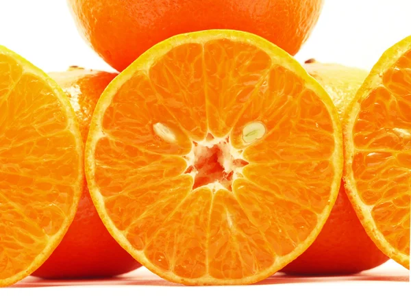 Tangerine isolated on white background — Stock Photo, Image
