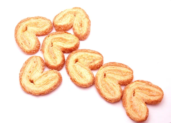 Biscuits en forme de cœur — Photo