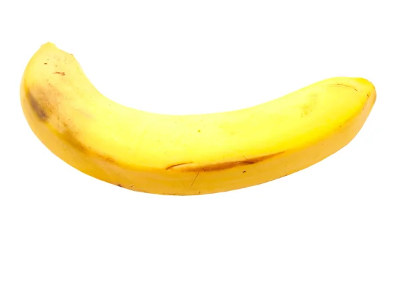 Banane isoliert auf weißem Hintergrund — Stockfoto