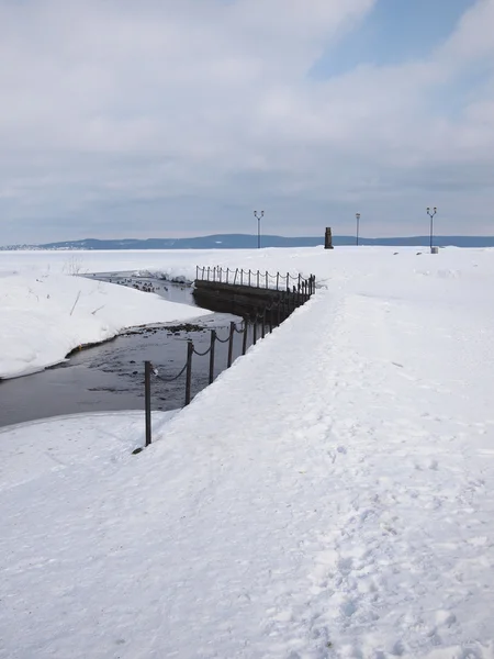 Paesaggio invernale — Foto Stock