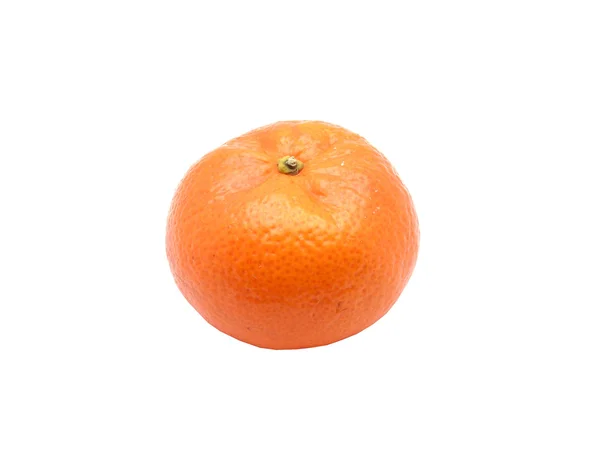 Mandarinka izolované na bílém pozadí — Stock fotografie