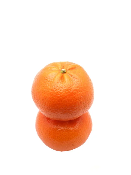 Tangerine isolerad på vit bakgrund — Stockfoto