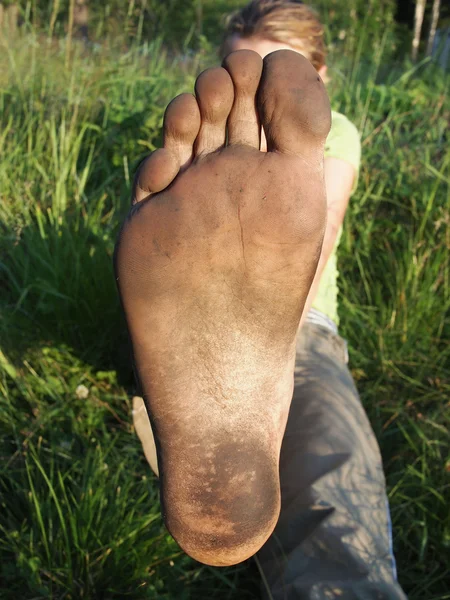 dirty foot