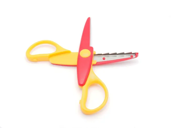 Scissors Paper on a white background — Stock Photo, Image