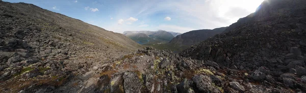 Panorama da montanha. Hibiny. — Fotografia de Stock