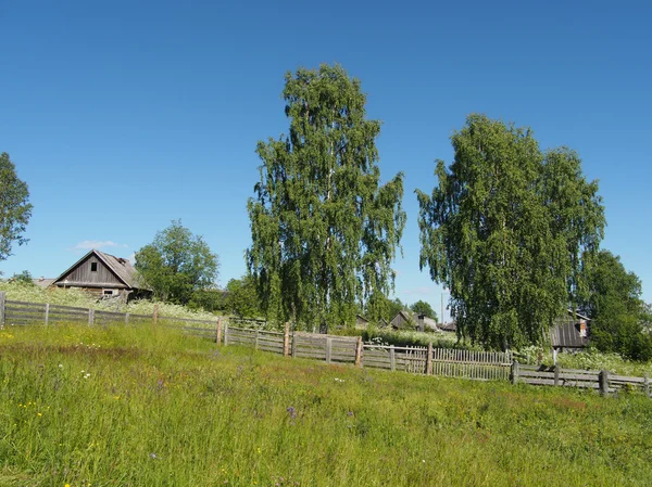 Dorp zomer — Stockfoto