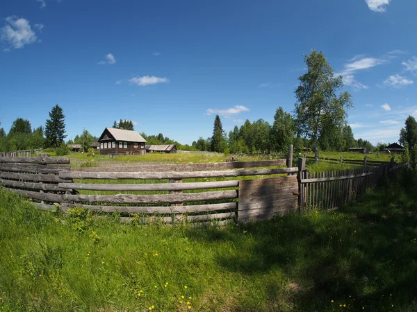 Fence in the countryside — Stock Photo, Image