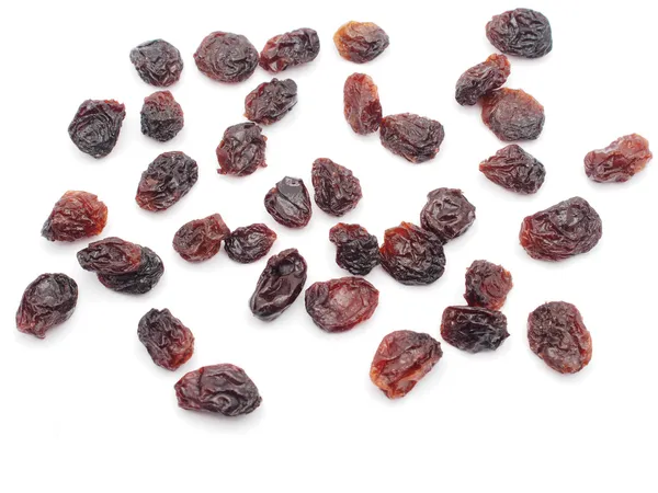 Raisins on the white background — Stock Photo, Image