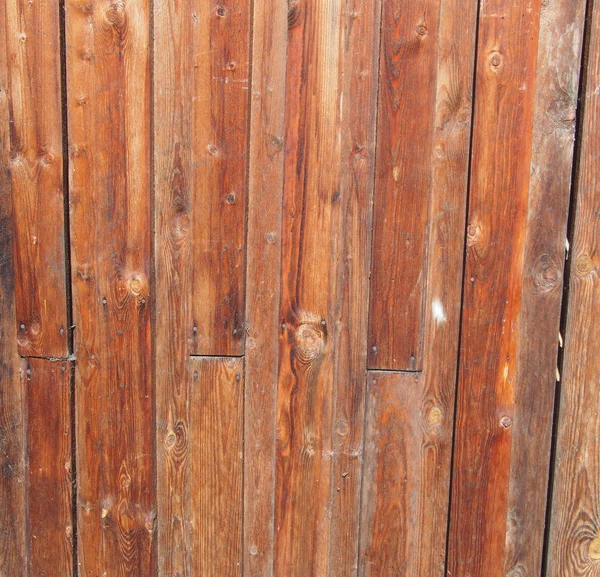 Houten muur van oude grenen planken — Stockfoto