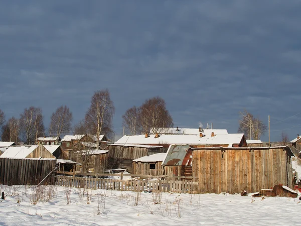 Pueblo de invierno —  Fotos de Stock