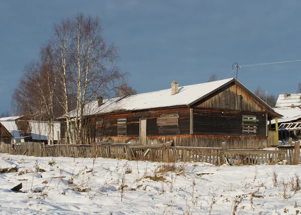 Winter village — Stock Photo, Image