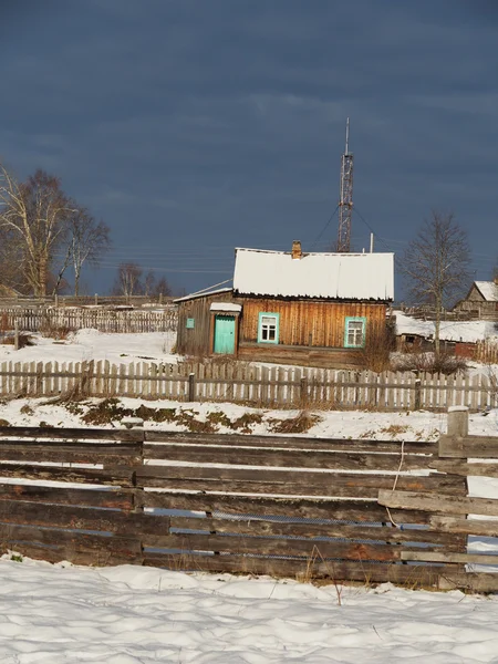 Pueblo de invierno —  Fotos de Stock