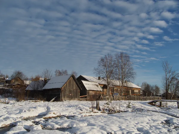 冬の村 — ストック写真
