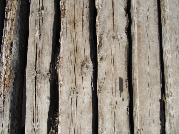 Motif de vieux murs en bois altérés — Photo